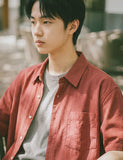 Butter Stripe Short Sleeve Shirts