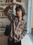 Doze loose fit check shirt