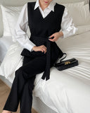 Maiden slim bootcut slacks