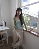 Huben Ribbed Long Sleeve Cardigan