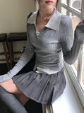Rohn Stripe Tennis Belt Skirt Set