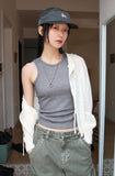 COMFY KNIT HOOD ZIP-UP
