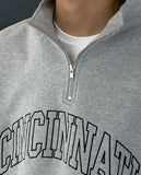 Cincinnati Semi-Zip-Up String Sweatshirt