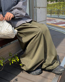 [Unisex] Cruhi Keyring Banding Balloon Wide Pants