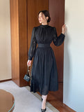 Etpee Chiffon Shirred Tie One Piece