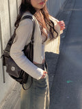 Habu Punching Sleeveless Cardigan Set