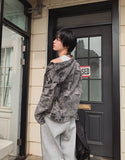 Metro Washing Damage Denim Jacket