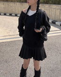 Gir Pocket Pleated Mini Skirt
