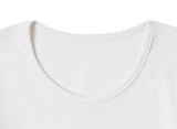 LINE DOTS U-Neck Long Sleeve