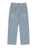 Wide Washing Denim Pants