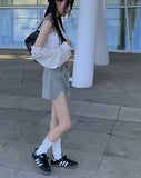Myumyu Damage Short Denim Pants