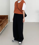 Junopi U-neck knit vest