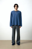 POCKET STRIPE LONG SLEEVE T SHIRT