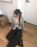 Hiro Ribbon Pocket Wide Cotton Pants