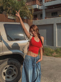 Soma Chain Balloon Denim Pants