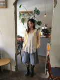Yudan Denim Bermuda Pants