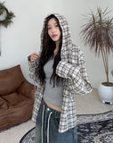 Luther Airy Hood Check Shirt
