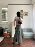 Tammi Ribbon Crop Strap Sleeveless