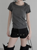 Dumpling Leather Pouch Necklace