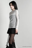 Punching Lace Hoodie