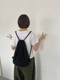 [BAONHAUS] Repetz Cotton Dot String Backpack