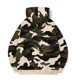 [2-WAY] Camo Heavy Overfit Hood Zip-Up