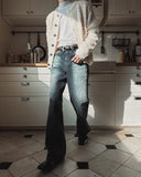 Loner Washed Bootcut Denim Pants