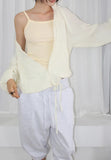 LIGHT SHIRRING JUMPER