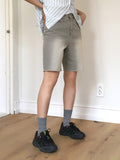 Silat Gray Washing Bermuda Half-Length Denim Shorts