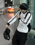 Double Knee Nylon Carpender Wide Pants
