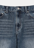 PINCH WIND SEMI WIDE DENIM PANTS