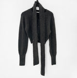 Wool 10%) Hafen Muffler V-neck Cardigan