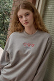 Caroline Chain Embroidered Sweatshirt