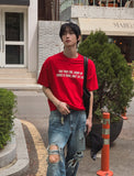 Poit Lettering Short Sleeve T-shirt