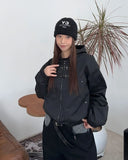Luden Hook Buckle Hooded Jumper