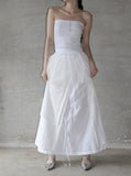 Shirring Balloon Nylon Skirt