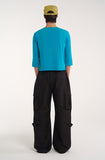 two way Elastic-waist pants