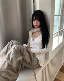 Kayoon Wide Back Banding Cargo Pants