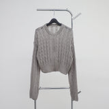 Uva see-through knit cardigan