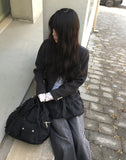 Noke Button Tweed Crop Jacket