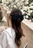 Kamel Jacquard Ribbon Hair Pin
