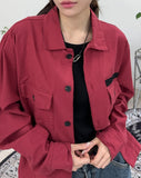 Rebed pocket shirt jacket