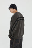 REVERSE LINE POCKET CREWNECK