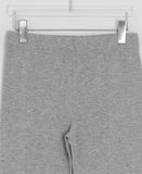 Usa Color Matching Button Three Quarter Capri Leggings Pants