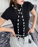 Seo Tencel Turtleneck Short Sleeve T-shirt