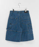 [Unisex] Fendilt Carpender Parachute Denim Bermuda Pants