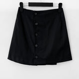 Enper button wrap miniskirt