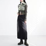 Hoppen Layered Denim Shirt