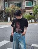 Lua Texture Bowie Short Sleeve T-shirt