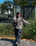 Komap Dirty Over Knit Hoodie